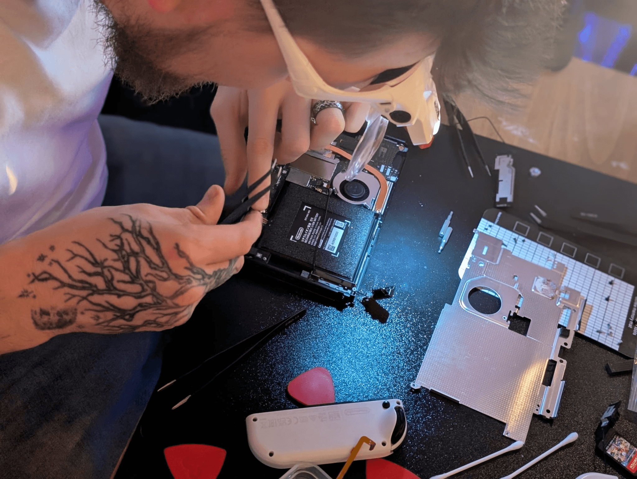 Precision repair work