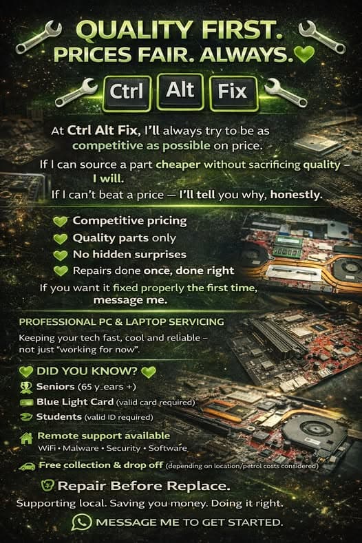 Quality first. Prices fair.